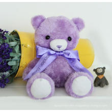 Children Toy Gifts Beautiful Purple Color Plush Teddy Bear Toy